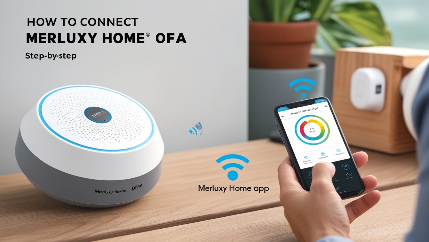 how to connect merluxy home ofa