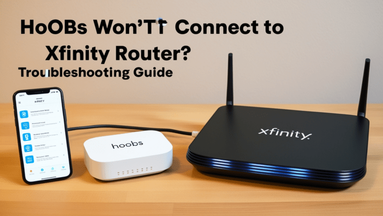 HOOBS Won't Connect to Xfinity Router