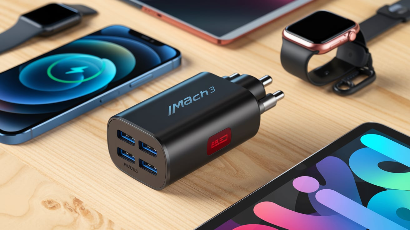 mach 3 78w super fast triple car charger wholesale