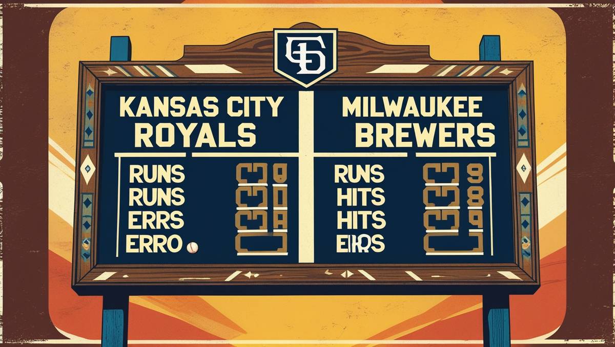 Kansas City Royals vs Milwaukee Brewers Match Player Stats