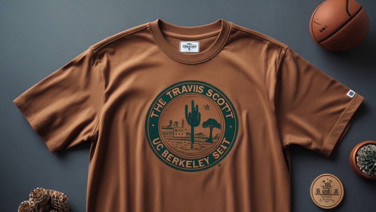 Brown Travis Scott UC Berkeley Shirt