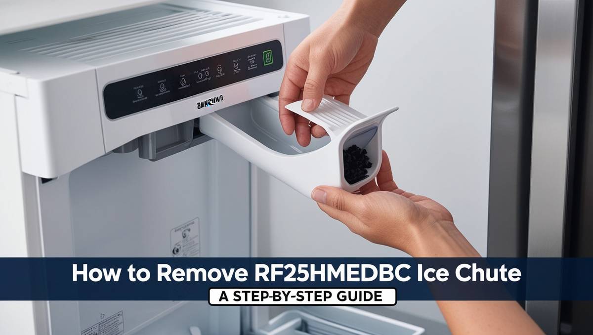 Remove RF25HMEDBBC Ice Chute