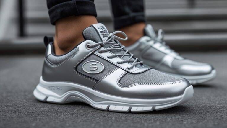 Steve Maddens Mens Rascals Tennis Shoes Silver