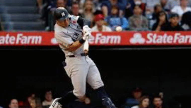 New York Yankees vs Los Angeles Angels Match Player Stats