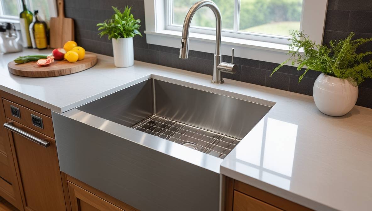Fibord Handmade Stainless Steel Sink K30-1