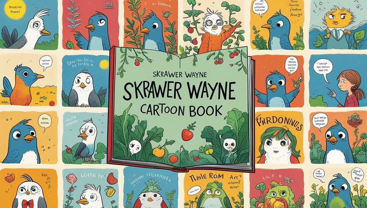 Skrawer Wayne Cartoon Book