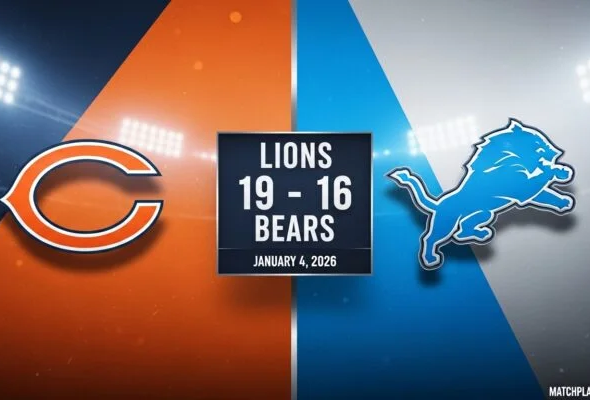 Chicago Bears vs Detroit Lions Match Player Stats